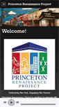 Mobile Screenshot of princetonrenaissanceproject.org
